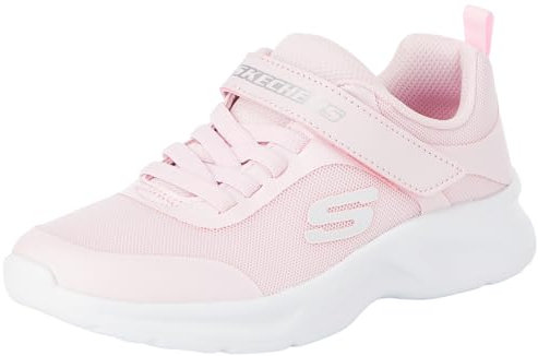 Skechers Filles Baskets, Garniture en Maille Rose Clair, 36.5 EU