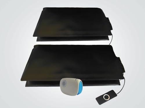 Floor Sensor Pressure MAT Alarm System Mat On Guard IP100D Double EXIT for The Elderly and Dementia Care with Portable Receiver. Wireless