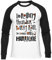 Hells Bells Baseball T-Shirt Herren Damen Unisex Weiß Rundhals Lange Ärmel Bio-Baumwolle Tee Men's White