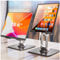 LISEN Tablet Stand Holder Fits iPad Stand for Desk 360° Adjustable Desk Accessories Foldable Must Have Office Accessories for iPad 10 Generation Fire HD 8 Samsung Lenovo Tab Other 4.7-12.9 Device