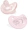 Chicco PhysioForma Ciuccio in Silicone 2-6 Mesi, 2 Pezzi, Set Gommottini 2-6 Mesi, Supportano la Respirazione Fisiologica e Favoriscono il Corretto Sviluppo della Bocca, Rosa