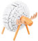 Alipis 1 Satz Schaf-Schneeflocke-Untersetzer Filzuntersetzer Hirsch Ornament Anti-Rutsch-Untersetzer bürodeko büro Dekoration Weihnachtsdekorationen Weihnachtsuntersetzer Schreibtisch