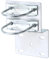 QUARKZMAN Kit de Montaje de Poste de Antena - Soporte en Z con Doble Abrazadera de U para Montaje en Poste de Antena Exterior