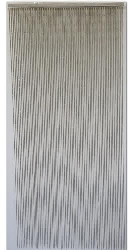 MadeInNature Rideau de Porte Perles Bambou, Rideau Anti-Mouche, Intérieur et Extérieur, Porte d’entrée, Porte intérieure, Porte fenêtre 90x200cm, Modèles aux Choix (N°2 Classique Taupe)