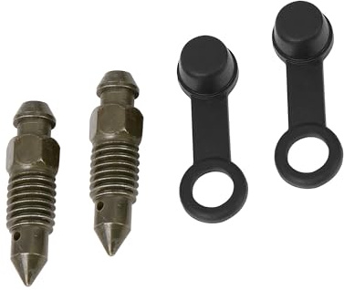 Partuto 2 Pcs Universal Bleeder Screw - Metal Dark Green