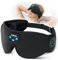 Voerou Sleep Headphones, 3D Sleep Mask with Bluetooth Headphones, Adjustable Wireless Eye Mask for Sleeping for Women Men, Sleeping Headphones with Ultra-Thin Stereo Speakers Perfect for Sleep Naps