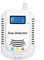 Detector de Gas, Kit De Alarma De Cocina con Aviso por Voz Independiente con Pantalla LCD Natural Inflamable