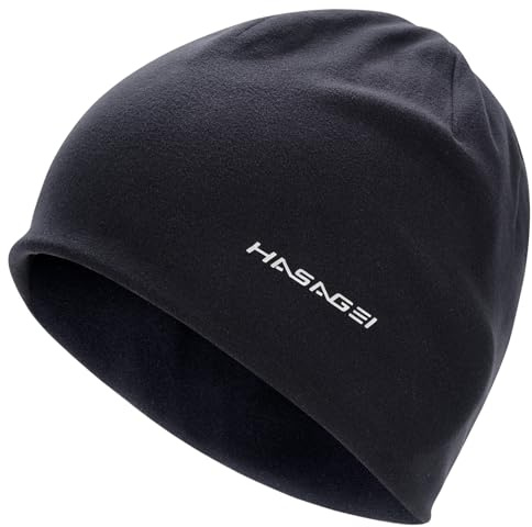 HASAGEI Laufmütze Herren Damen Fahrradmütze unter Helm Mütze Kalten Jahreszeit Warm Sportmütze Antistatisch Beanie für Freizeitaktivitäten Joggen Reisen Ski Radfahren (Marineblau)