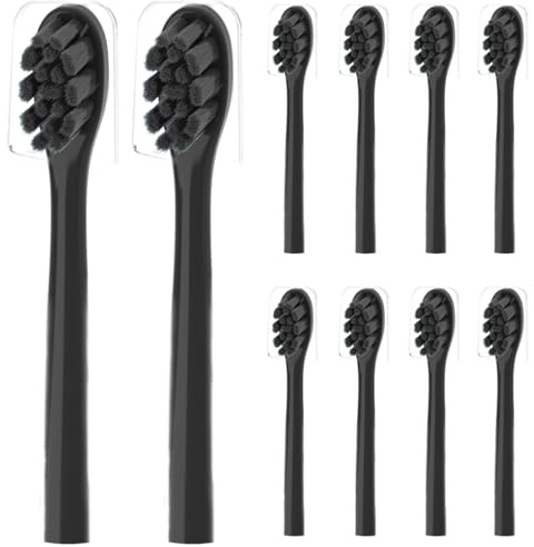 10 Stück Ersatzbürstenköpfe kompatibel mit Wondersmile Ersatzbürsten Ersatzköpfe Ersatz-Zahnbürstenköpfe, für Wondersmile Elektrische Zahnbürste