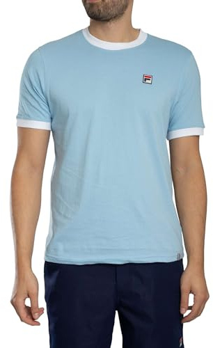 FILA Men's Marconi T-Shirt, Frozen Fjord/White, 3XL