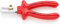 Knipex Alicate pelacables Con muelle de apertura universal cromado, aislados por inmersión en plástico reforzado, según norma VDE 160 mm 11 07 160