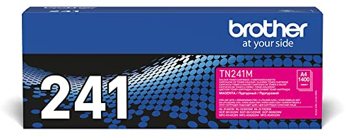 Brother Original Tonerkassette TN-241M magenta (für Brother HL-3140CW, HL-3170CDW, HL-3150CDW, DCP-9020CDW, MFC-9140CDN, MFC-9330CDW, MFC-9340CDW)