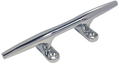 wellenshop Belegklampe Hollow Klampe Festmacherklampe 100-300 mm Edelstahl | Kunststoff | Rostfrei | Poliert | Für in der Schifffahrt und im Bootssport, die Befestigung & Boot | Für Schiff