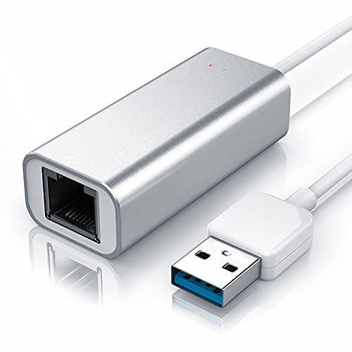 CSL - USB 3.2 Gen1 Gigabit Ethernet Netzwerkadapter RJ45 extern - 10 100 1000 Mbps Ethernet USB 3.0 - kompatibel mit Apple MacBook Ultrabook Tablet-PC Notebook Desktop-PC