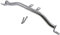 Fehling Lampenhalter für Zusatzscheinwerfer YAMAHA XVS 650 Drag Star Classic 98-07 (Chrome)