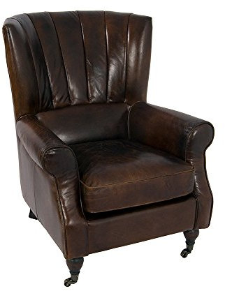 Lehnsessel Oaken Vintage Leder Ledersessel Sessel Lehnsessel Fernsehsessel Relaxsessel