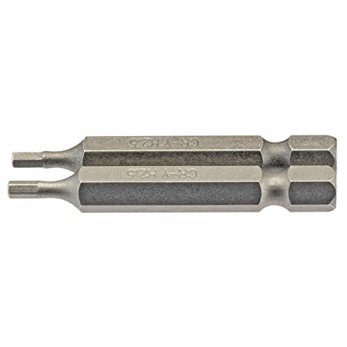 Draper 64246 2.5mm 1/4 hex. Hexagonal Insert bit 50mm Long x 2