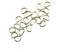 HAND® Gold Ton 14 mm kleine D Ring Schnalle - für Herstellung oder Reparatur von Gürtel, Taschen W 14 mm x 10 mm H - Packung mit 20