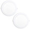 Popp® Pack x2 Downlight Placa LED Redondo Empotrable Circular 24W Blanco Neutro 4000K 2280Lumenes con Corte de Techo Ø280mm, para oficina, salon, cocina, pasillo (24W 4000K)