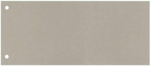 itenga 48x Trennstreifen Trennblätter Trennlaschen Register Aktenfahnen 10,5x24cm (Grau, 48)