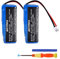 Batmax LIS1442 Akku für Sony LIS1442, 4-180-962-01 Sony PS3 PS4 PlayStation Move Navigations-Controller, CECH-ZCS1E, CECH-ZCS1U, mit Werkzeugen, 2 Stück