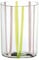 Bicchiere Tirache Zafferano in vetro borosilicato bicolore Verde-ametista box 6 pezzi