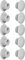 cyclingcolors 10x cache trou bouchon plastique 5mm à 35mm capuchon protection vis blanc noir gris marron meuble table chaise mur (Øtrou 6mm/Gris clair RAL 7035)