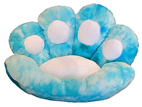 Katze Pfot Rückenkissen Sitzkissen Cute Cat Paw Stuhlkissen Sitzkissen Plüsch Komfort Sitzpolster Büro Lazy Warm Sitzkissen Bett Tatami Bodenkissen Lindert Rücken- Und Steißbeinschmerzlinderung