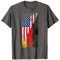 USA & Deutschland Flaggen - Vereinigte Staaten von Amerika, Deutsch T-Shirt