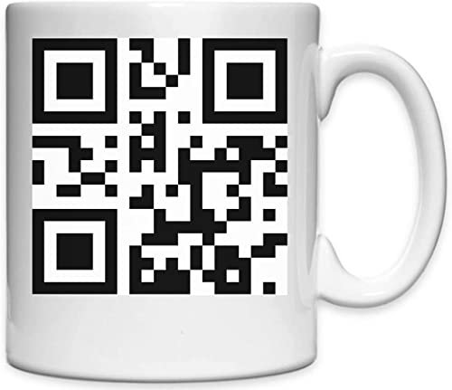 FCK Off QR Dictionary Code Weiße Keramiktasse Weiß One Size
