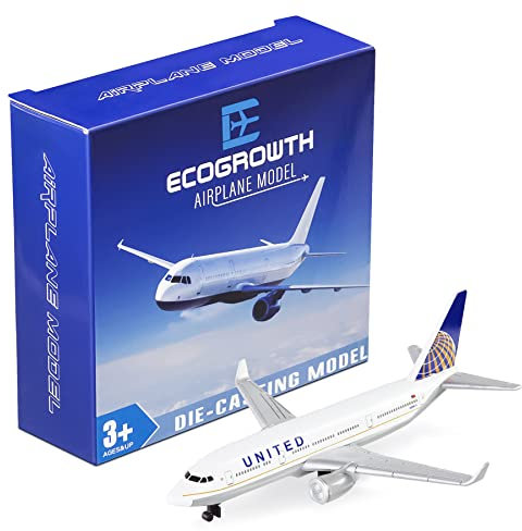 EcoGrowth Flugzeugmodell American United Plane Modell Flugzeug Spielzeug Flugzeug für Sammlung & Geschenke