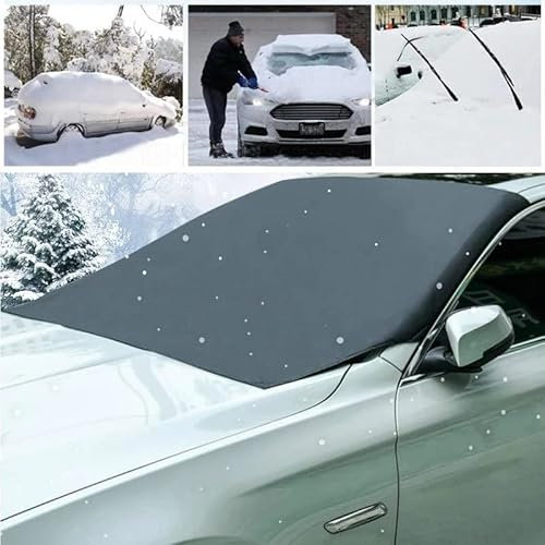 Auto Frontscheibenabdeckung,FüR Opel Corsa-C Corsa-D Corsa-E Corsa-F Grandland Grandland-X,Winterschutz Faltbare Abnehmbare Auto Abdeckung Gegen Schnee,Eis,Frost,Uv-Strahlung,Sonne,Staub