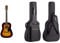 Fender CD-60 Dreadnaught Akustikgitarre (V3) – ohne Koffer – Sunburst & CAHAYA Gitarrentasche Akustikgitarre Gig Bag Guitar Case wasserdicht gepolsterte Gitarre Rucksack Verdickte Gitarrentasche
