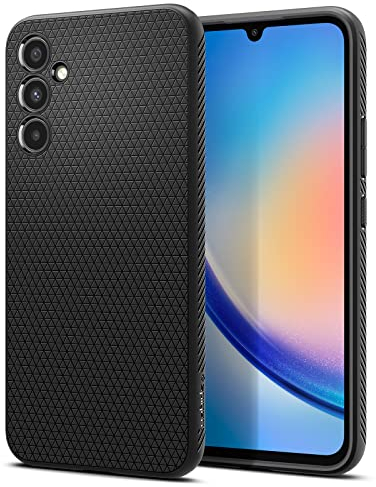 Spigen Cover Liquid Air Compatibile con Samsung Galaxy A34 5G - Nero Opaco