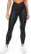 CRZ YOGA Damen Butterluxe Cross Waist Workout Leggings V Cross High Waisted Bauchkontrolle Gym Yoga Leggings - 64cm Schwarzer Klassiker 36
