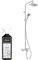 Hansgrohe Colonne Bain Douche thermostatique Vernis Shape 230 chromée + nettoyant Briochin