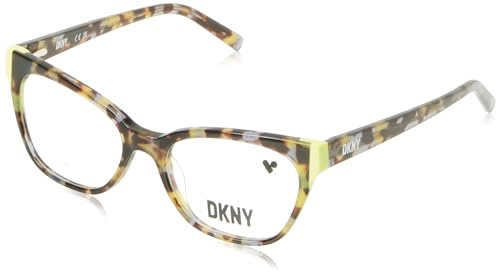 Dkny Unisex DK5058 Sunglasses, 214 Charcoal Tokyo Tortoise/Citron, 52