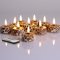 Eywamage Leopardenmuster Flammenlose Teelichter mit Fernbedienung, flackernde LED-Batterie-Teelichter Set mit 12 Stück