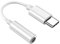 Type-C To 3.5mm Aux Adapter Headphone Amplifier Earphone Adapter For Phone (White-1 PCS)