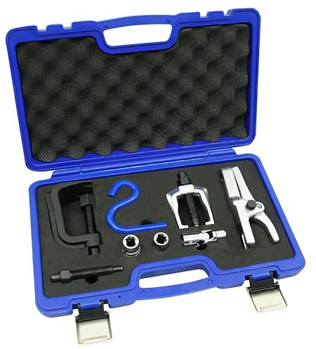 SGT 8pc Ball Joint Separator,Pitman Arm Puller,1-1/8 to 2-1/8 Ball Joint Removal Tool,Universal Ball Joint Puller with Lower Control Arm Prying Tool,1/2 Socket