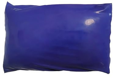 GREEFEI Latex Kissenbezug mit Reißverschluss,Wasserdichter Kissenschutz aus Gummi (1 Stück), Blauer Latex-Kissenbezug 20 x 28 Zoll