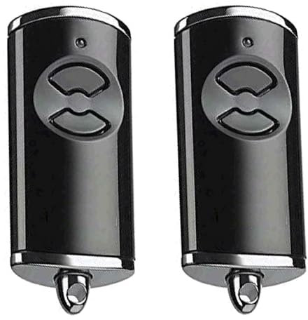 Lot de 2 émetteurs portatifs pour porte de garage compatibles 868.3 BS MHz compatible avec HSE-4-868-BS, HSE2-868-BS, HS4-868-BS, HS1-868-BS, HSS4-868-BS, HSP4-868-BS