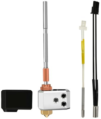 RugooSpink MK4/XL Hotend Kit Hot End Montage Druckkopf Heater Block mit Düse Silikon Sock Heizrohr Thermistor Hotend Ersatz für Prusa 3D Drucker Zubehör/Teile