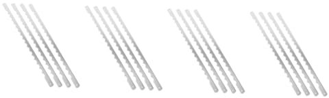 COLLBATH Juego De 4 Cuchillas Para Rebanar Pan De Acero Inoxidable Con Borde Dentado Fáciles De Limpiar Y Reutilizables Para Tostar Panificadoras Y Uso Doméstico. 4 Unidades.