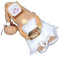 IMIKEYA gesichtslose Puppe Dekorationen heim Bausatz Zwerge bücherregal Dekoration buchregal Dekoration wichtelpuppe hausdeko Gnom Puppenschmuck weihnachtliche Tischdekoration Stoff Brown