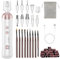 Maniküre Pediküre Set - Pediküre set Fußpflege Elektrisch Nagelfeile mit 5 Geschwindigkeiten und LED Licht Electric Nail Drill, 10 Aufsätze zur Nagelpflege für Hände und Füße (Weiß)