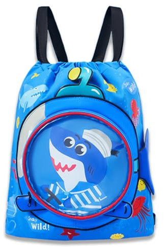 Bolsa Deporte Niño, Mochila Cuerdas, Bolsa de NatacióN Para Niños, Mochila Deportiva Impermeable, Mochila Grande con CordóN, Bolsa de Deporte para Niños, para Compras, Yoga, Deportes, Viajes