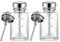 Giuneuow Push Down Pump Dispenser Clear Pump Dispenser Bottle Alcohol Dispenser Push Down Acetone Dispenser