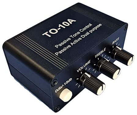 Wrtysully NE5532 Amplificatore Audio Frontale con Doppio Amplificatore OP, Preamplificatore Valvolare Stereo Treble Mid Bass Tone Control Volume Attenuato A Doppio Scopo