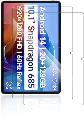 2 Stück Schutzfolie für ZENTALITY 2026 Neuestes 10 Zoll Tablet Android 15, yystao 9H-Gehärtetes Glas Displayschutz, Kratzfest, Berührungssensitiv, Hochauflösend klar